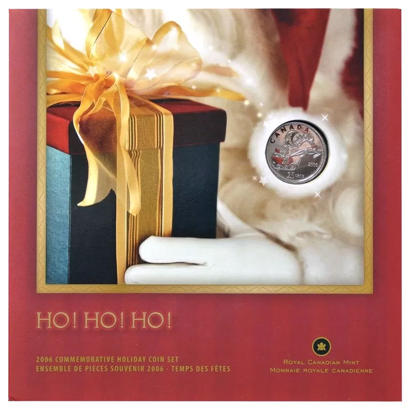 2006 Canadian Holiday 7-Coin Gift Set ft 25-Cent Santa 2006 Canadian Holiday 7-Coin Gift Set ft 25-Cent Santa